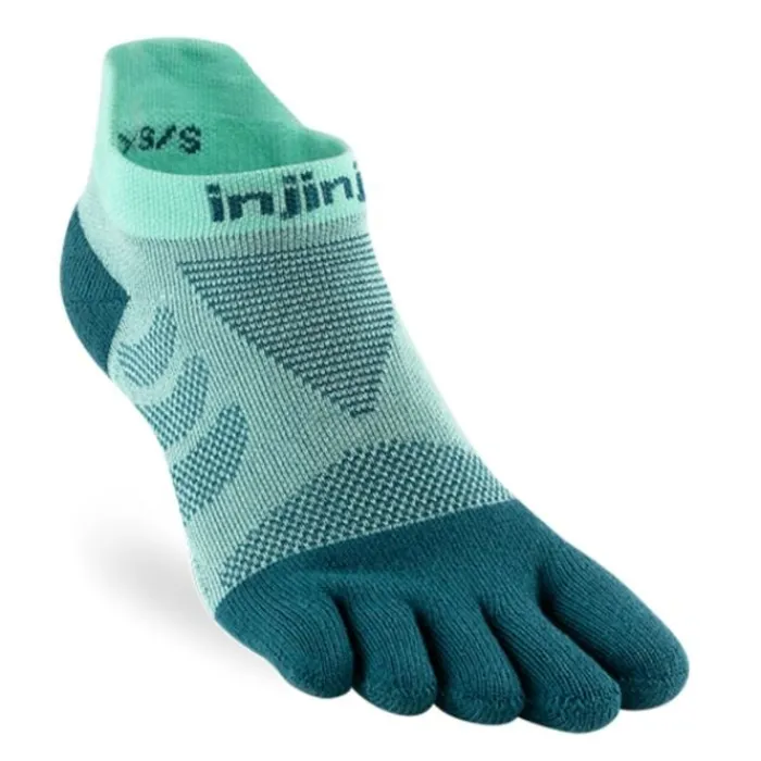 Injinji Chaussettes|Chaussettes Running^Ultra Run No-show Bleu