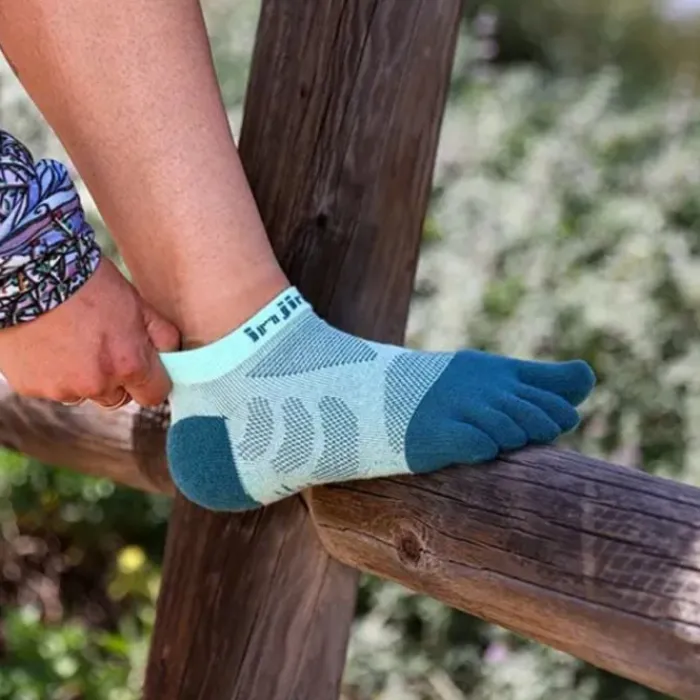 Injinji Chaussettes|Chaussettes Running^Ultra Run No-show Bleu