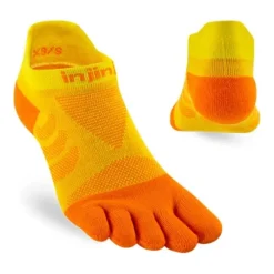 Injinji Chaussettes|Chaussettes Running^Ultra Run No-show Orange