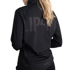 Lipati T-shirt Et Manches Longues Running^Calvus Zip Warm Shirt Noir