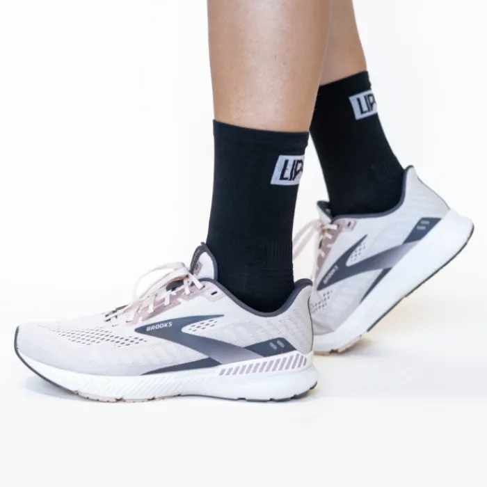 Lipati Chaussettes|Chaussettes Running^Crew 2-Pack Sock Noir