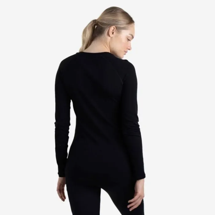 Lipati T-shirt Et Manches Longues Running^Merino Nuyarn LS Shirt Noir