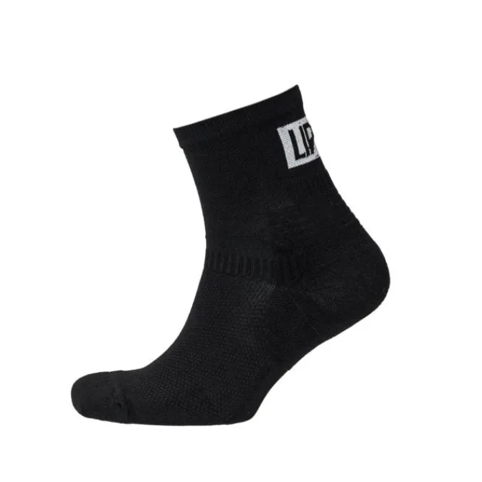 Lipati Chaussettes|Chaussettes Running^Mid 2-Pack Sock Noir