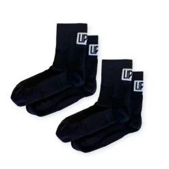 Lipati Chaussettes|Chaussettes Running^Mid 2-Pack Sock Noir