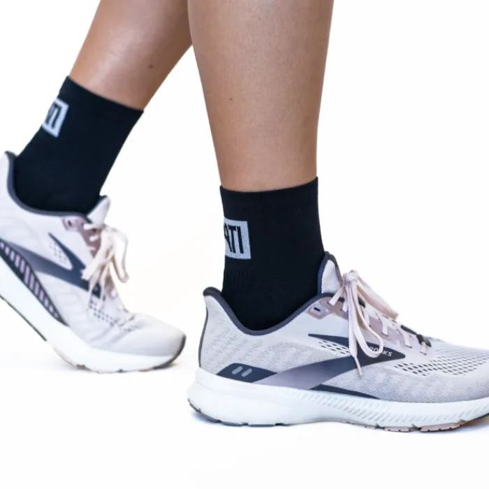 Lipati Chaussettes|Chaussettes Running^Mid 2-Pack Sock Noir