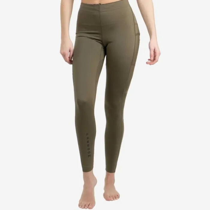 Lipati Collant Et Pantalon Running^Nimbo PM Tights Green Vert