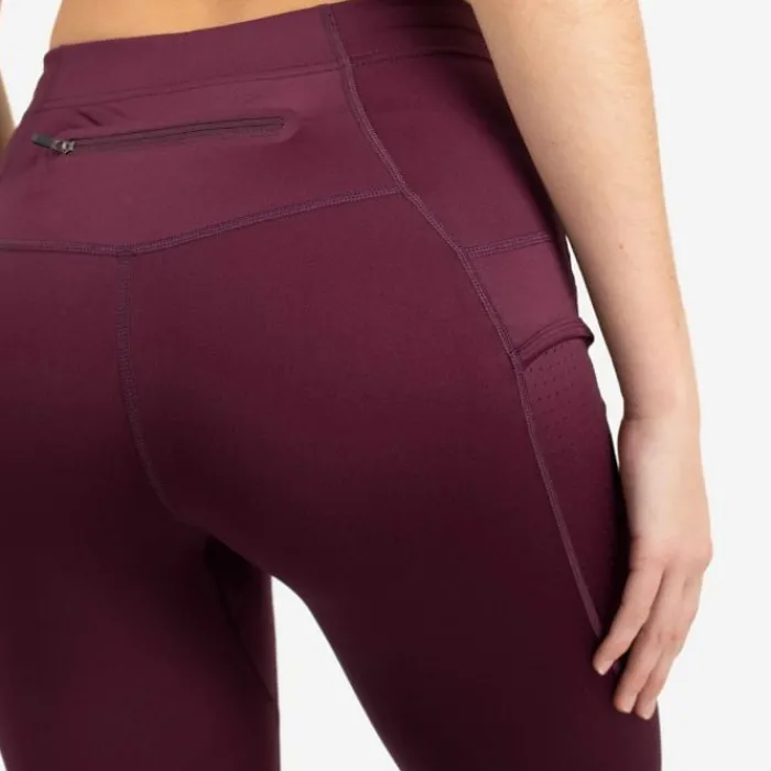 Lipati Collant Et Pantalon Running^Nimbo PM Tights Plum Mauve
