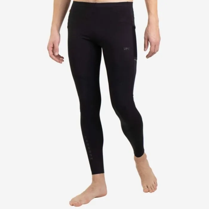 Lipati Collant Et Pantalon Running^Nimbo PMB Warm Tights Noir