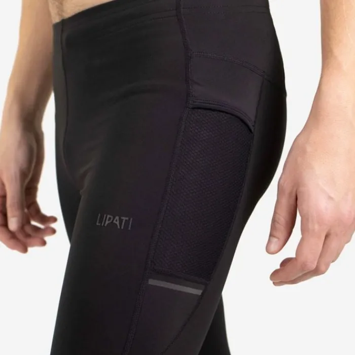 Lipati Collant Et Pantalon Running^Nimbo PMB Warm Tights Noir