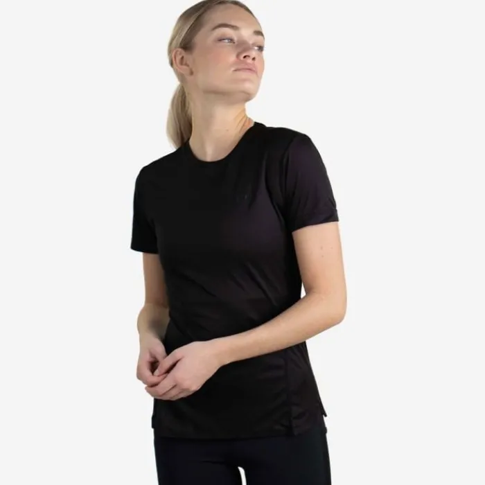 Lipati T-shirt Et Manches Longues Running^Strato AL Tee Regular Fit Noir