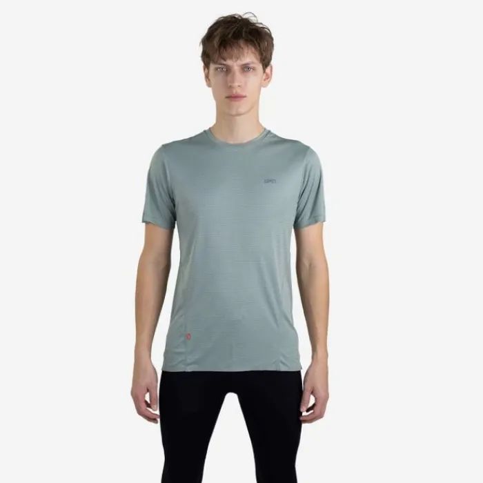 Lipati T-shirt Et Manches Longues Running^Strato AL Tee Regular Fit Vert