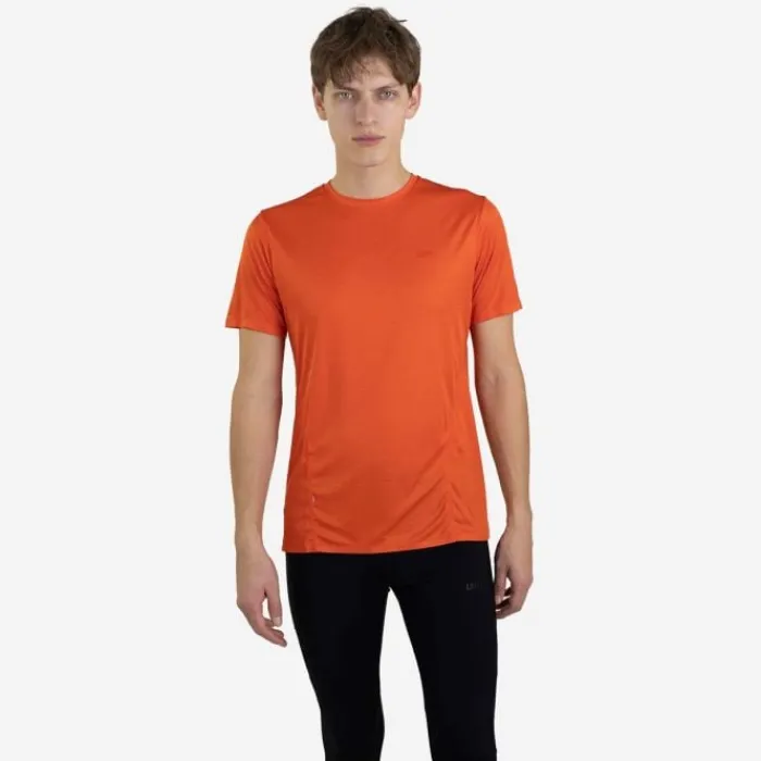Lipati T-shirt Et Manches Longues Running^Strato AL Tee Regular Fit Orange