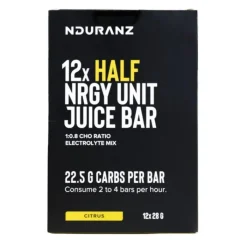 Nduranz Nutrition Sportive^Half Nrgy Unit Juice Bar 28 g - Box 12 Noir