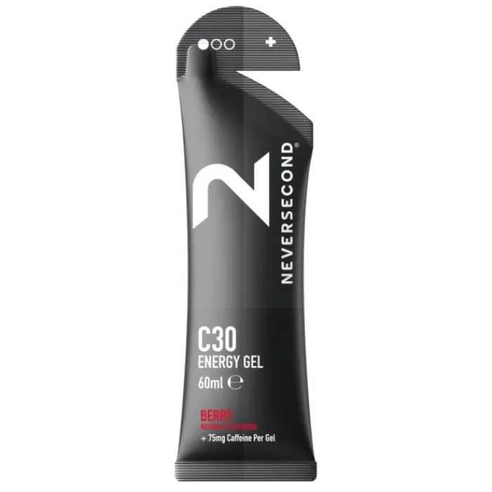 NeverSecond Nutrition Sportive^C30+ Energy Gel Berry - 12 Servings Noir