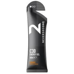 NeverSecond Nutrition Sportive^C30 Energy Gel Orange- 12 Servings Noir