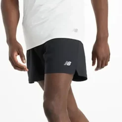 New Balance Short Running^AC Lined Short 5" Noir