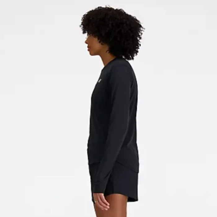 New Balance T-shirt Et Manches Longues Running^Athletics Long Sleeve Noir