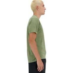 New Balance T-shirt Et Manches Longues Running^Athletics Run T-shirt Vert