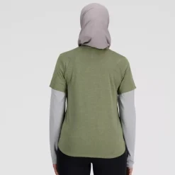 New Balance T-shirt Et Manches Longues Running^Athletics Short Sleeve Vert