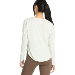 New Balance T-shirt Et Manches Longues Running^Drapey Jersey LS Tee Vert