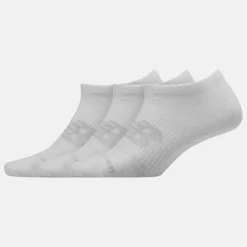 New Balance Chaussettes|Chaussettes Running^Flat Knot No Show - 3 Pack Blanc