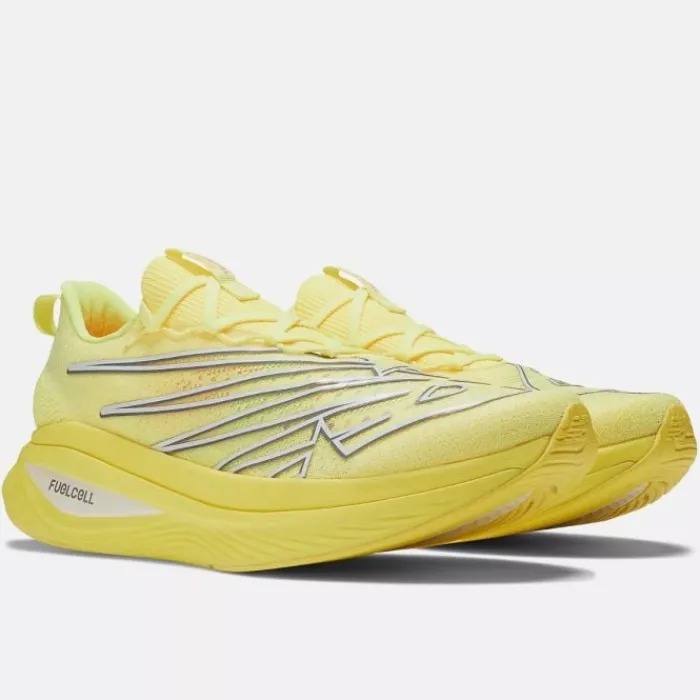 New Balance Chaussures Running Neutre|Chaussures Running Carbone^FuelCell SuperComp Elite V3 Jaune