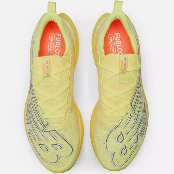 New Balance Chaussures Running Neutre|Chaussures Running Carbone^FuelCell SuperComp Elite V3 Jaune