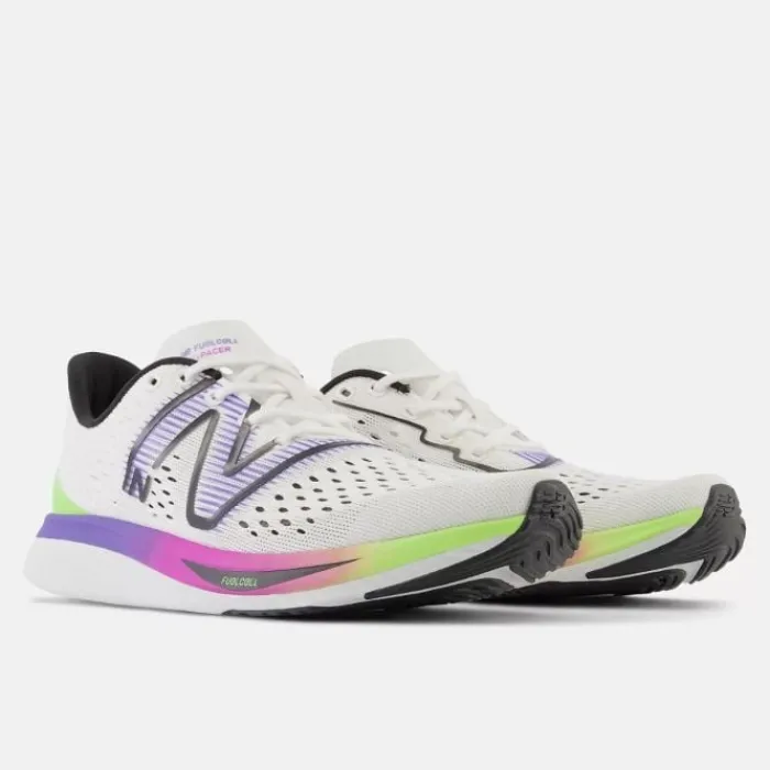 New Balance Chaussures Running Neutre|Chaussures Running Carbone^FuelCell SuperComp Pacer Blanc
