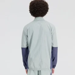 New Balance Veste Running^Graphic Impact Run Packable Jacket Vert