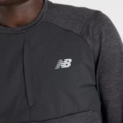 New Balance Sous Vetement Sport|T-shirt Et Manches Longues Running^Heat Grid Crew Noir