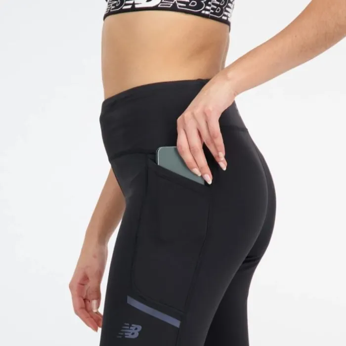 New Balance Collant Et Pantalon Running^Impact Run Luminous Heat Tights Noir