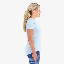 New Balance T-shirt Et Manches Longues Running^Impact Run Short Sleeve Bleu