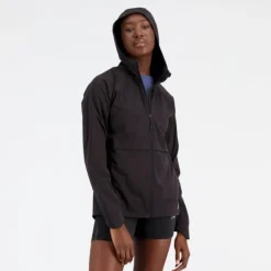 New Balance Veste Running^Impact Run Water Defy Jacket Noir