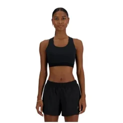 New Balance Brassière De Sport^NB Sleek Medium Support Pocket Sports Bra Noir