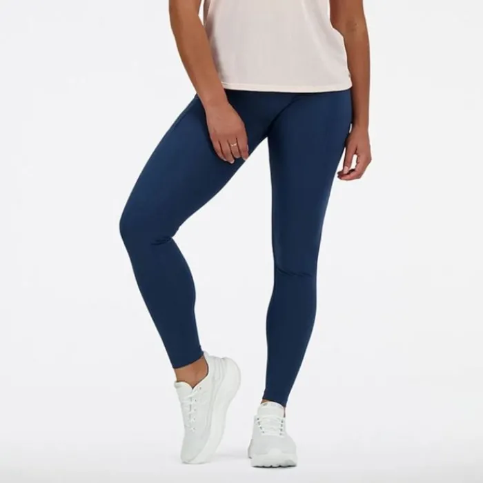 New Balance Collant Et Pantalon Running^NB Sleek Pocket High Rise Legging 27" Bleu