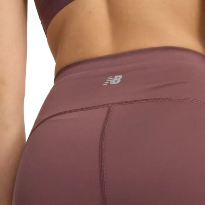 New Balance Collant Et Pantalon Running^NB Sleek Pocket High Rise Legging 27" Marron