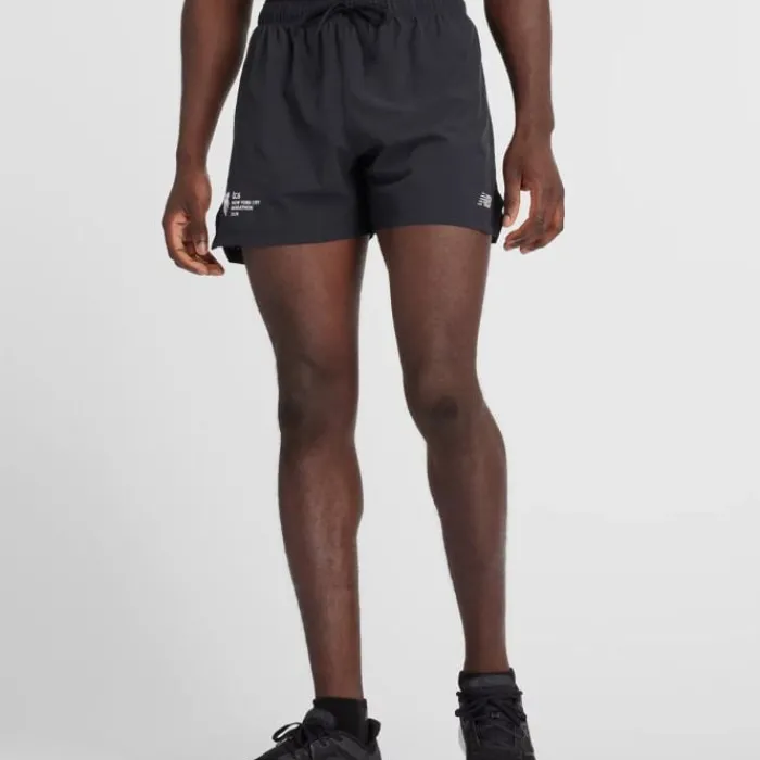 New Balance Short Running^NYC Marathon Shorts 5" Blanc