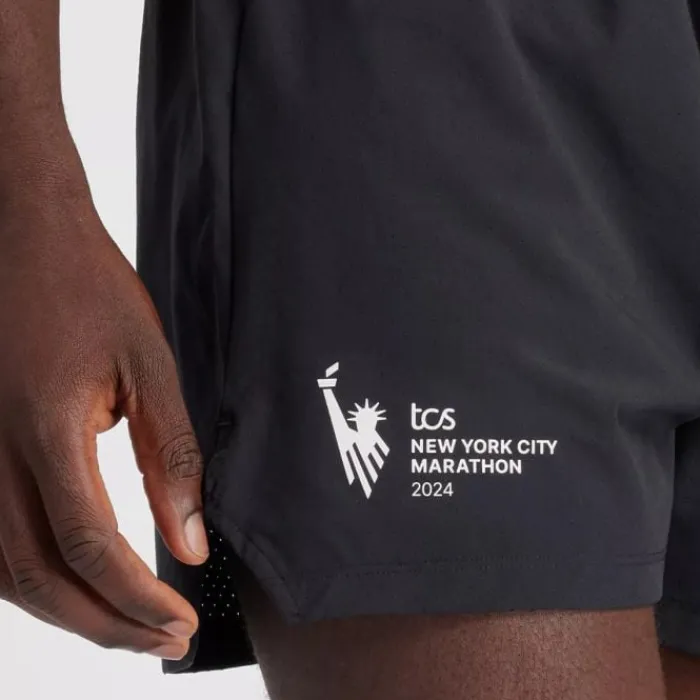 New Balance Short Running^NYC Marathon Shorts 5" Blanc