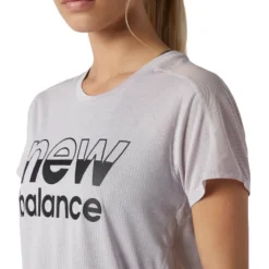 New Balance T-shirt Et Manches Longues Running^Printed Imp. Run Short Sleeve