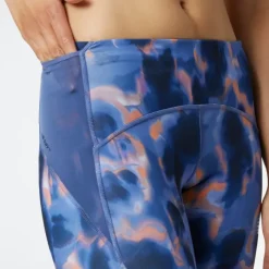 New Balance Collant Et Pantalon Running^Printed Impact Run Tight Bleu