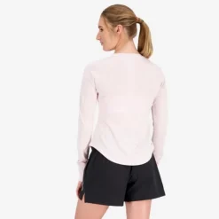 New Balance T-shirt Et Manches Longues Running^Q Speed Jacquard Long Sleeve Mauve