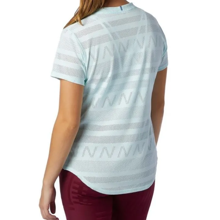 New Balance T-shirt Et Manches Longues Running^Q Speed Jacquard Short Sleeve