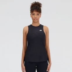 New Balance T-shirt Et Manches Longues Running^Q Speed Jacquard Tank Noir