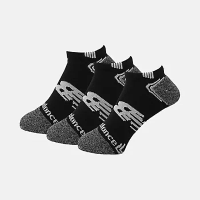 New Balance Chaussettes|Chaussettes Running^Run No Show Sock 3-Pack Noir