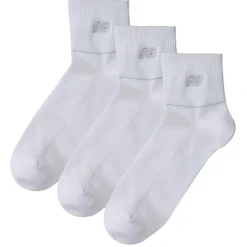 New Balance Chaussettes|Chaussettes Running^Running Repreve Ankle Socks - 3 Pack Blanc