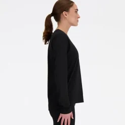 New Balance T-shirt Et Manches Longues Running^Sport Essentials Long Sleeve Noir