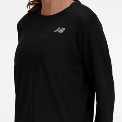 New Balance T-shirt Et Manches Longues Running^Sport Essentials Long Sleeve Noir