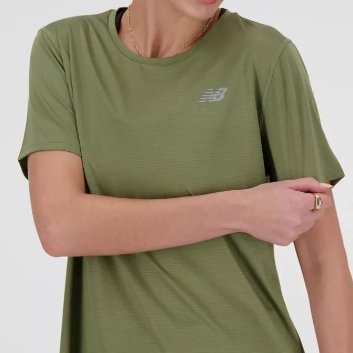 New Balance T-shirt Et Manches Longues Running^Sport Essentials T-Shirts Vert