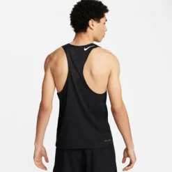 Nike T-shirt Et Manches Longues Running^Dri-FIT Advanced Aeroswift Singlet Noir