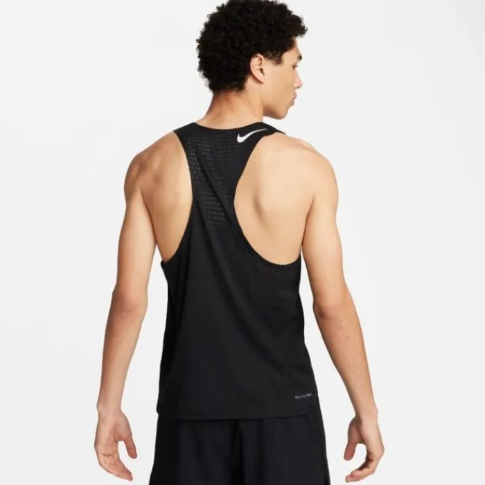 Nike T-shirt Et Manches Longues Running^Dri-FIT Advanced Aeroswift Singlet Noir